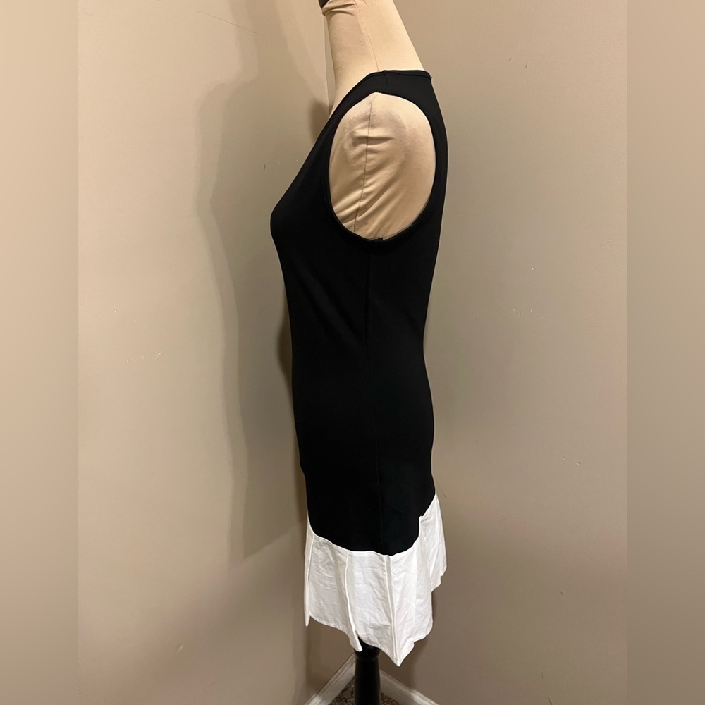 21 Saints Chic Black and White Sleeveless Mini Dress, size Medium - Picture 4 of 7